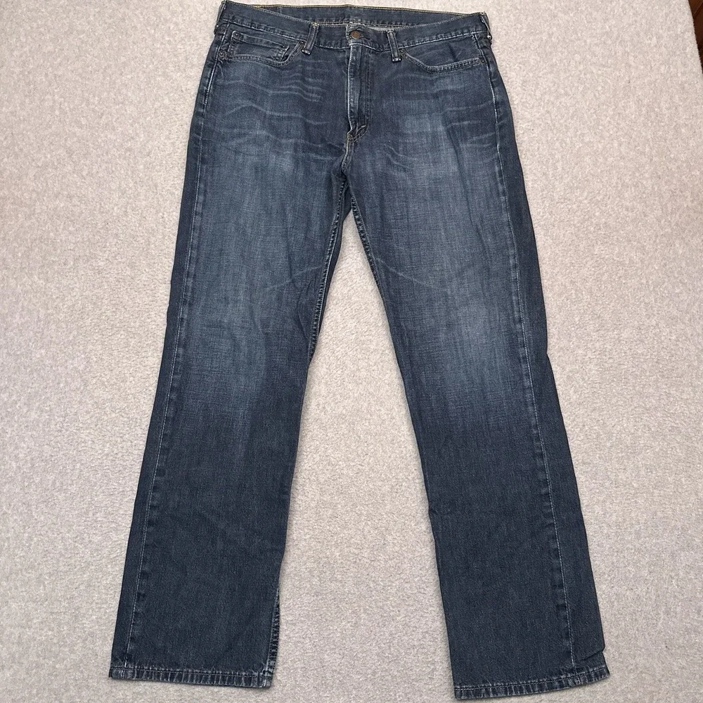 Levi's 514 Jeans Men's 36x32 Blue Slim Straight‎ Denim 100% Cotton Medium Wash